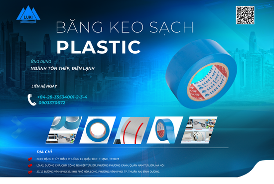 Vẹn Nguyên Sự Hoàn Hảo Với Băng Keo Sạch Plastic Từ Luki