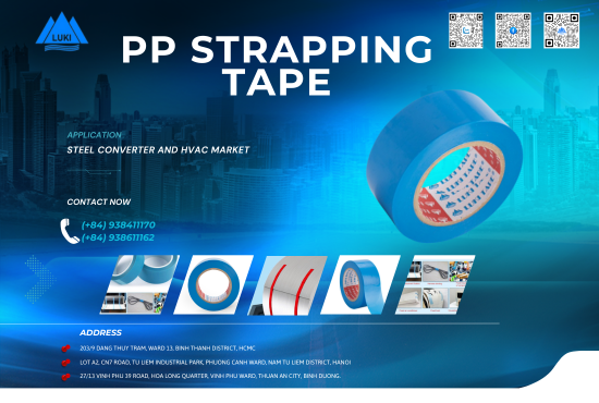 Perfection Is In The Air With Luki’s PP Strapping Tape