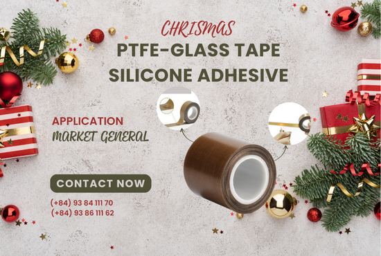 LUKI PTFE-GLASS TAPE SILICONE ADHESIVE