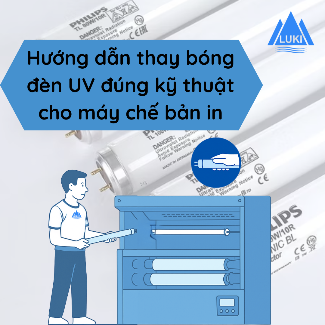 🔧💡 THỢ IN ƠI, ĐÈN UV YẾU – PHẢI LÀM SAO?