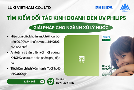 ĐÈN UV PHILIPS – GIẢI PHÁP AN TOÀN CHO NGÀNH XỬ LÝ NƯỚC