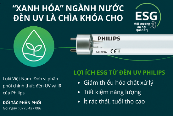 ĐÈN UV – CHÌA KHÓA CHO ESG TRONG DOANH NGHIỆP HIỆN ĐẠI