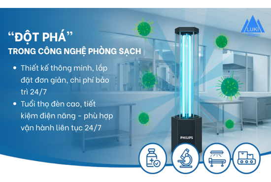 Đèn UV Philips – Đỉnh Cao Công Nghệ Làm Sạch Không Gian, Bảo Vệ Sức Khỏe!